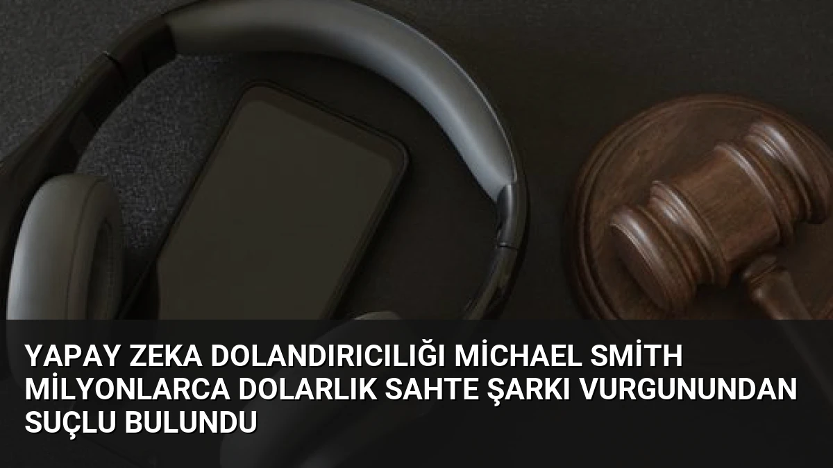 Yapay Zeka Dolandırıcılığı Michael Smith Milyonlarca Dolarlık Sahte Şarkı Vurgunundan Suçlu Bulundu