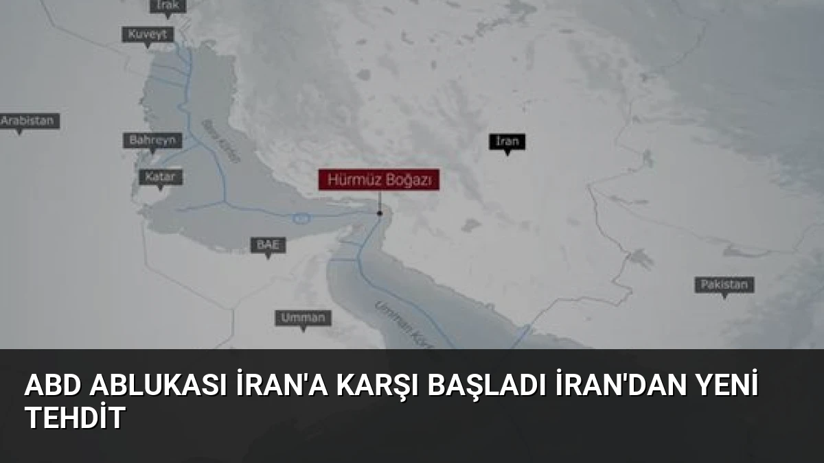 ABD Ablukası İran’a Karşı Başladı İran’dan Yeni Tehdit