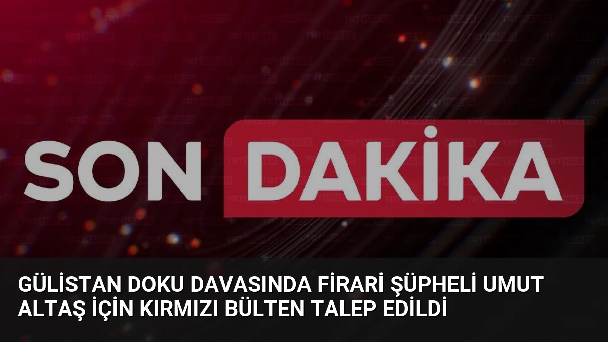 Gülistan Doku Davasında Firari Şüpheli Umut Altaş İçin Kırmızı Bülten Talep Edildi