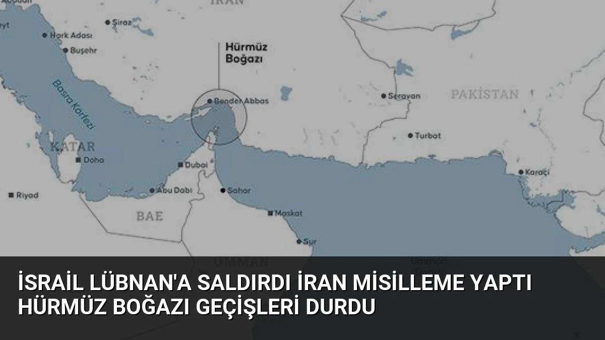 İsrail Lübnan’a Saldırdı İran Misilleme Yaptı Hürmüz Boğazı Geçişleri Durdu