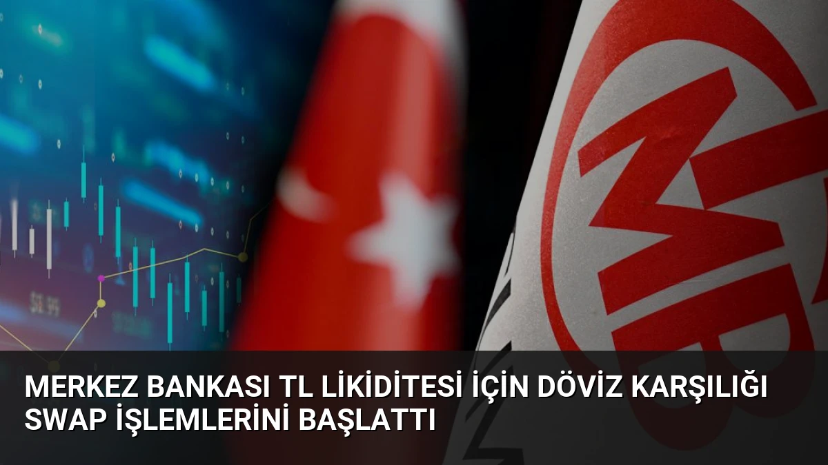 Merkez Bankası TL likiditesi için Döviz Karşılığı Swap işlemlerini başlattı