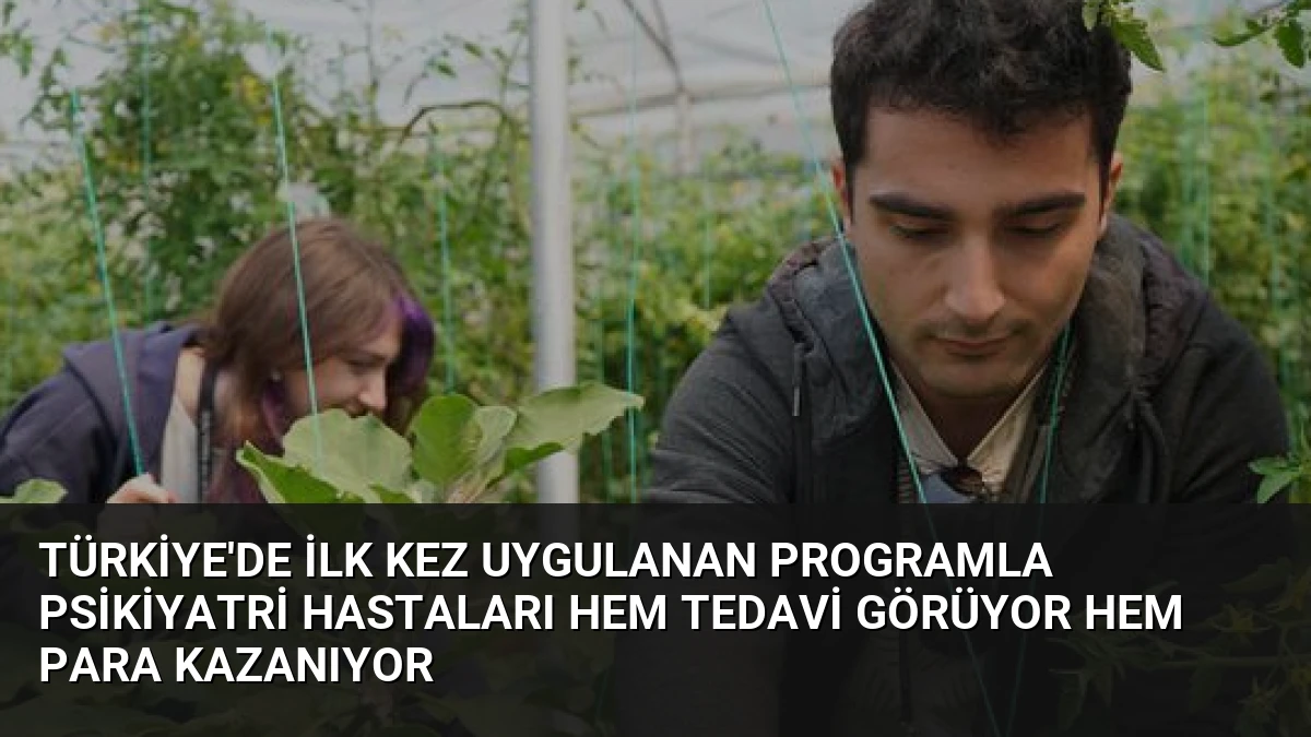 Türkiye’de İlk kez Uygulanan Programla Psikiyatri Hastaları Hem Tedavi Görüyor Hem Para Kazanıyor