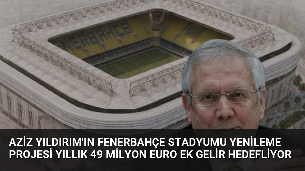 Aziz Yıldırım’ın Fenerbahçe Stadyumu Yenileme Projesi Yıllık 49 Milyon Euro Ek Gelir Hedefliyor