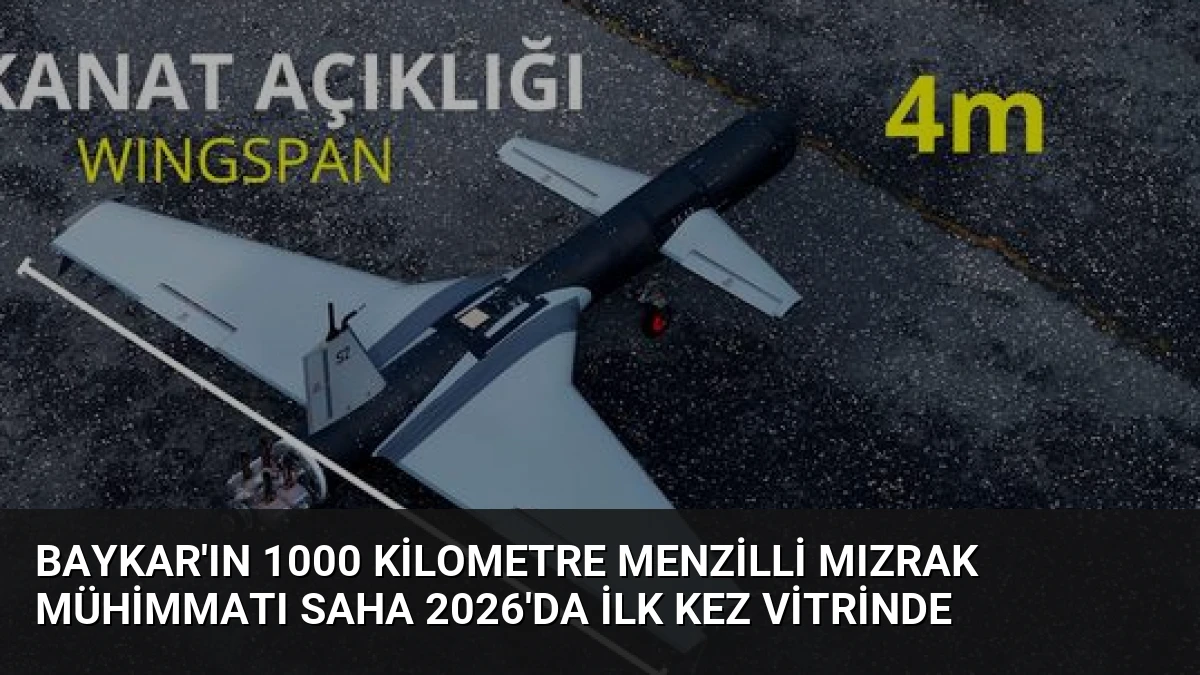 Baykar’ın 1000 Kilometre Menzilli Mızrak Mühimmatı SAHA 2026’da İlk Kez Vitrinde