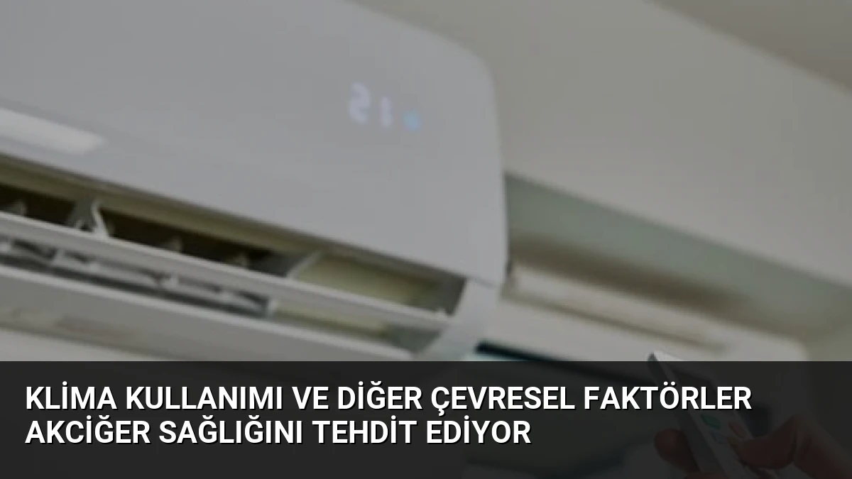 Klima Kullanımı ve Diğer Çevresel Faktörler Akciğer Sağlığını Tehdit Ediyor