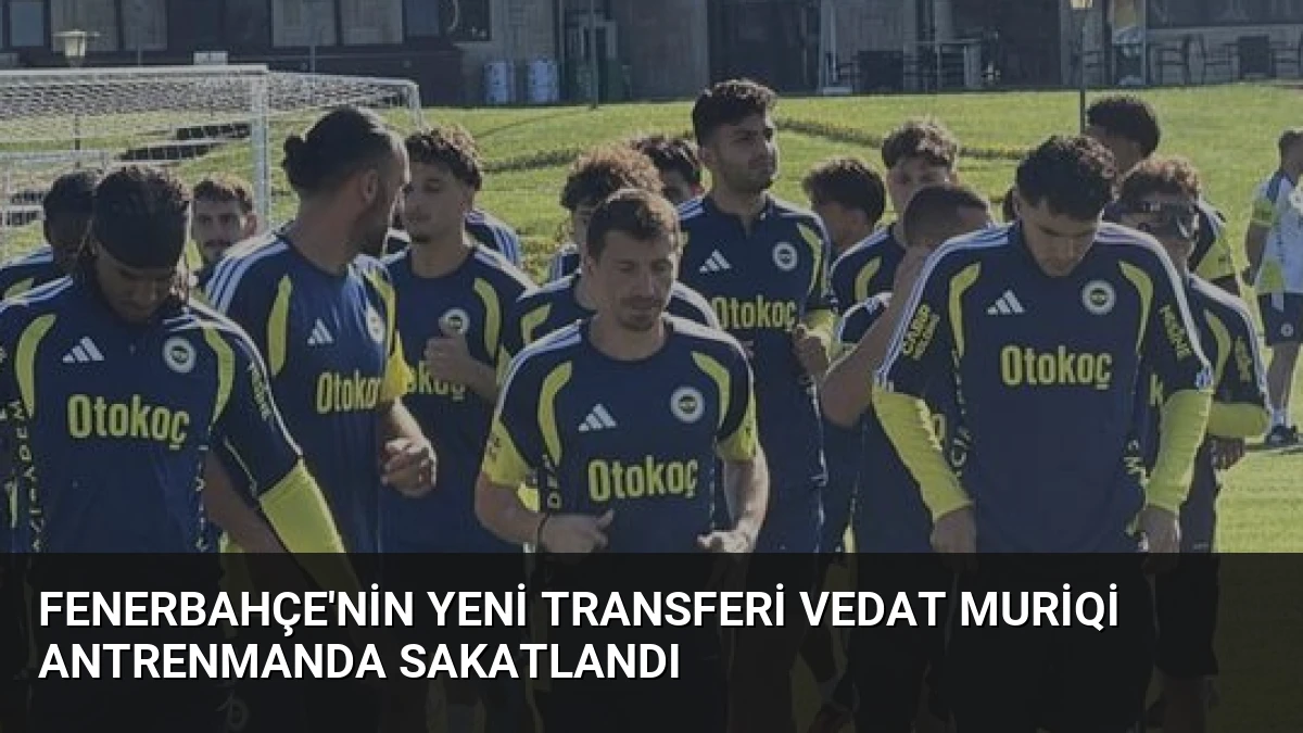 Fenerbahçe’nin Yeni Transferi Vedat Muriqi Antrenmanda Sakatlandı