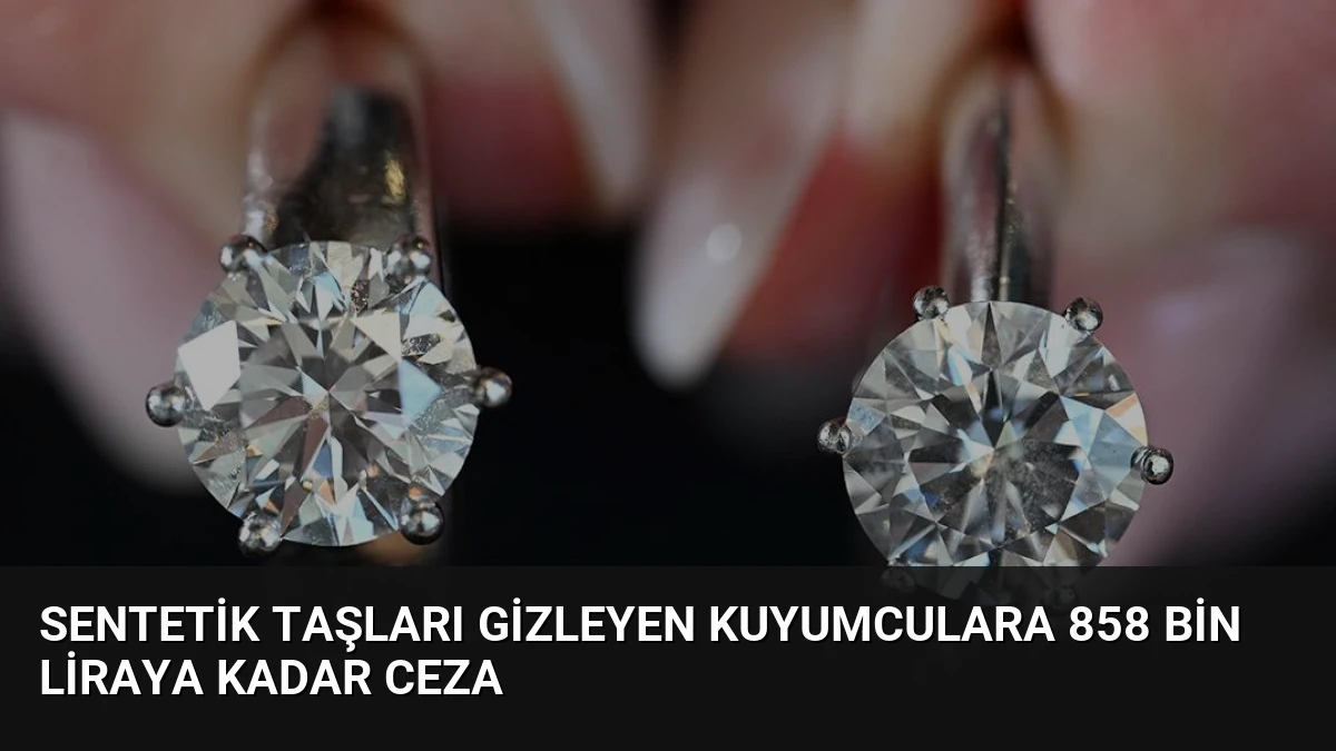 Sentetik Taşları Gizleyen Kuyumculara 858 Bin Liraya Kadar Ceza