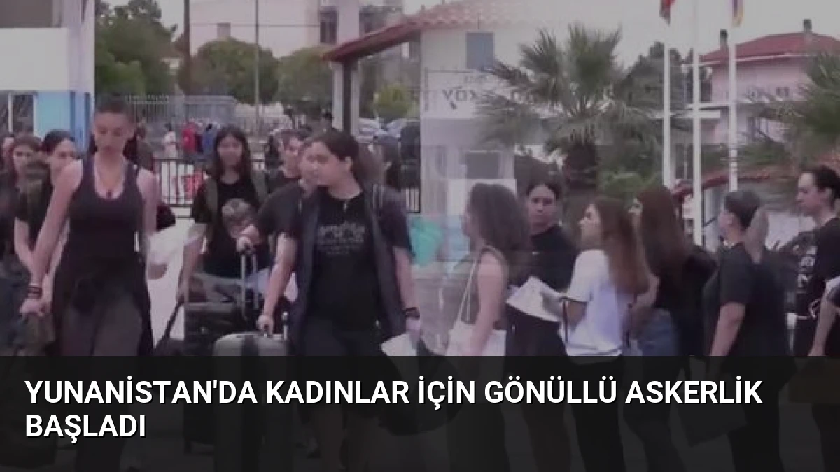 Yunanistan’da Kadınlar İçin Gönüllü Askerlik Başladı