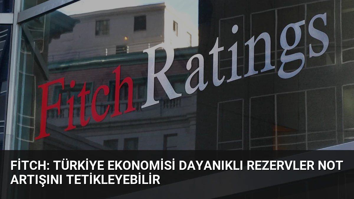 Fitch: Türkiye ekonomisi dayanıklı rezervler not artışını tetikleyebilir