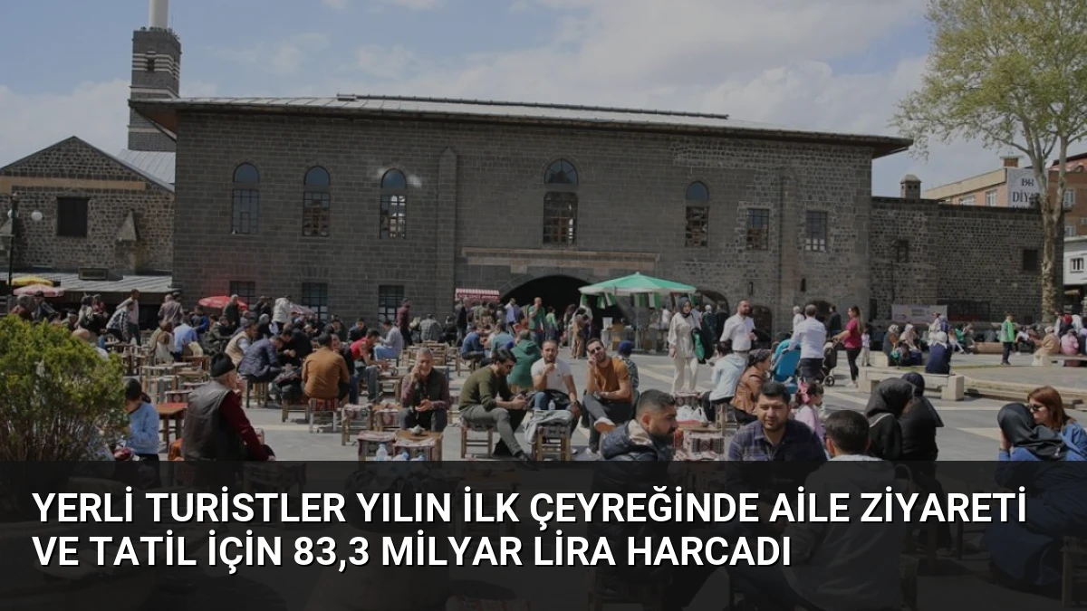 Yerli Turistler Yılın İlk Çeyreğinde Aile Ziyareti ve Tatil İçin 83,3 Milyar Lira Harcadı