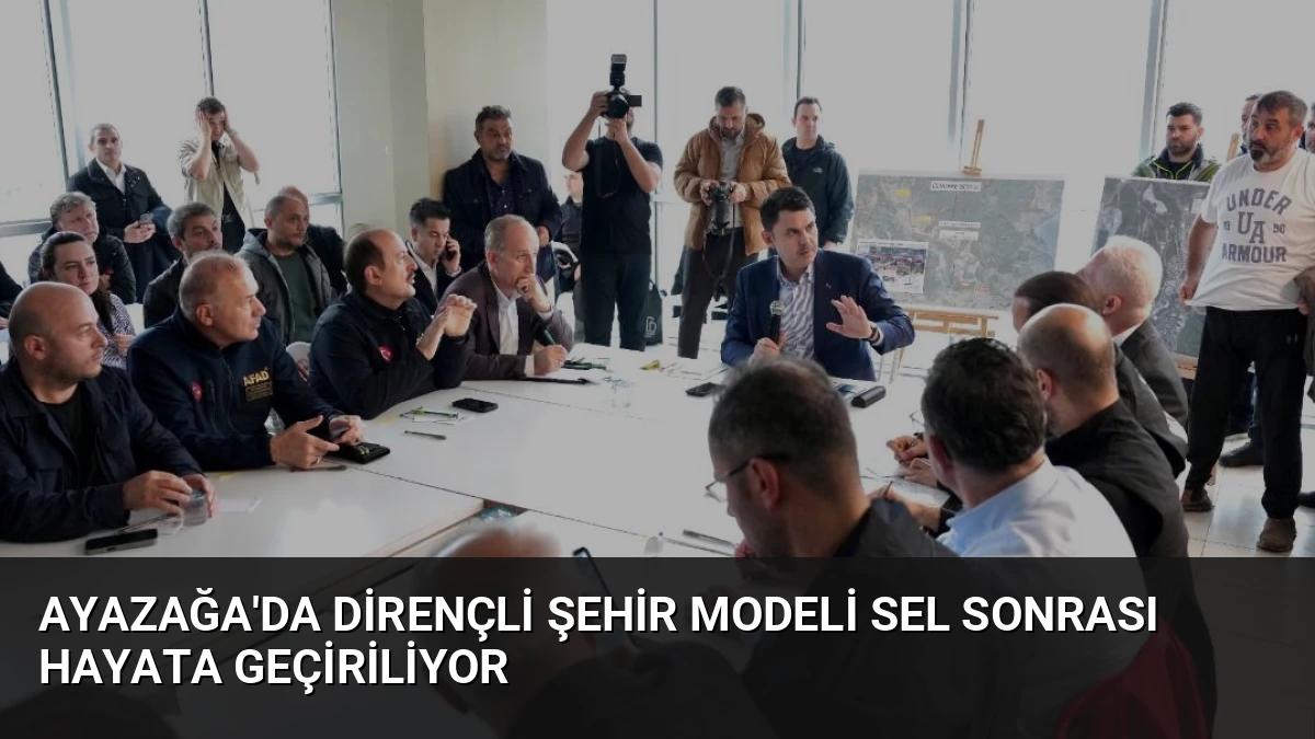 Ayazağa’da Dirençli Şehir Modeli Sel Sonrası Hayata Geçiriliyor
