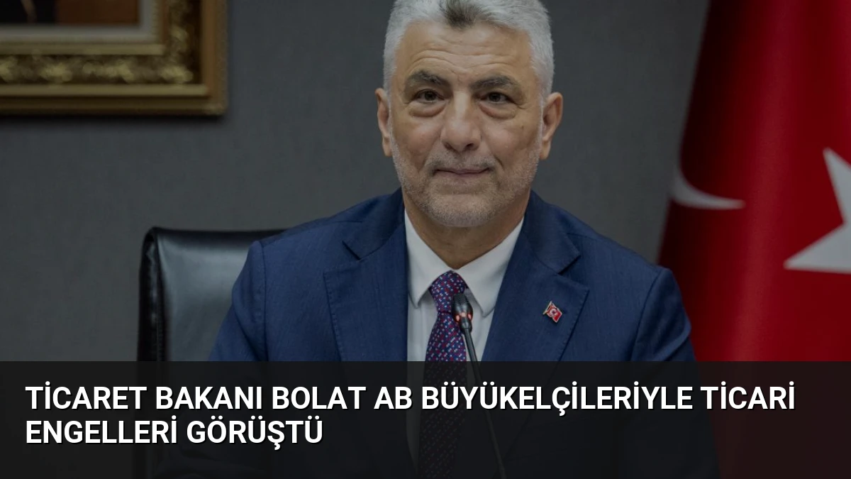 Ticaret Bakanı Bolat AB Büyükelçileriyle Ticari Engelleri Görüştü