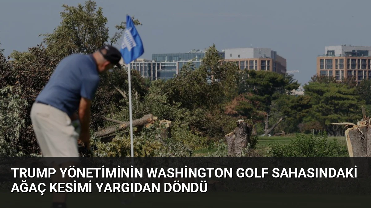 Trump Yönetiminin Washington Golf Sahasındaki Ağaç Kesimi Yargıdan Döndü