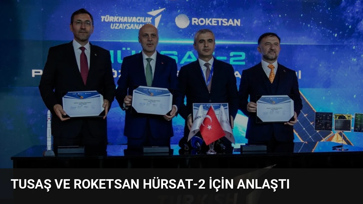 TUSAŞ ve ROKETSAN HÜRSAT-2 İçin Anlaştı